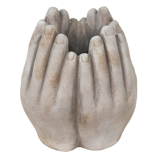 Bloempot handen 19x18x22 cm