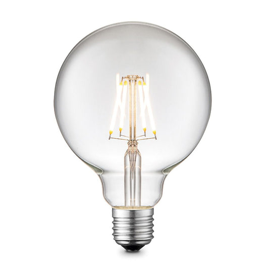 LED lamp dimbaar Globe Deco E27 G95 6W 700Lm 3000K Helder