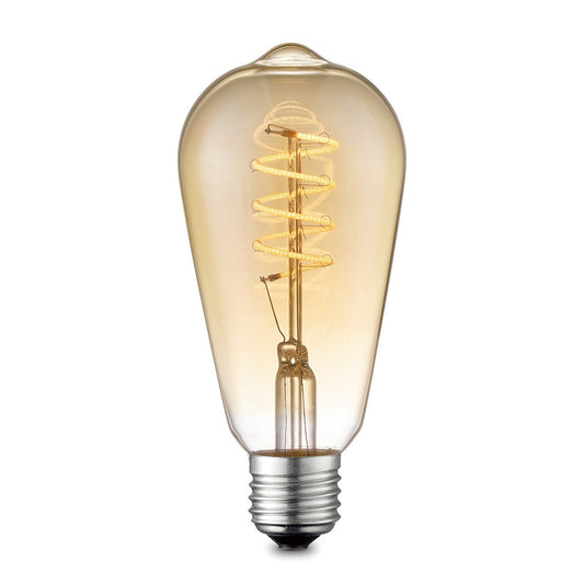 LED lamp dimbaar Drop Spiraal E27 4W 280Lm 2700K Helder