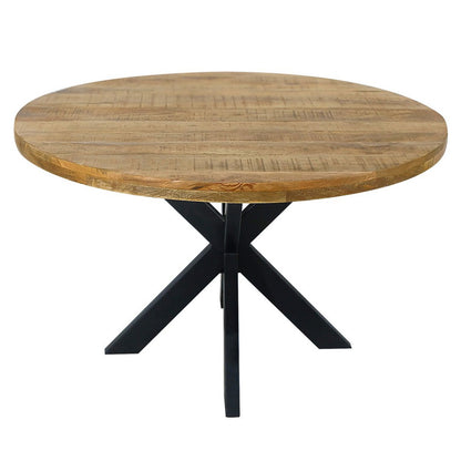 Eettafel rond ø120cm Liverpool massief mangohout