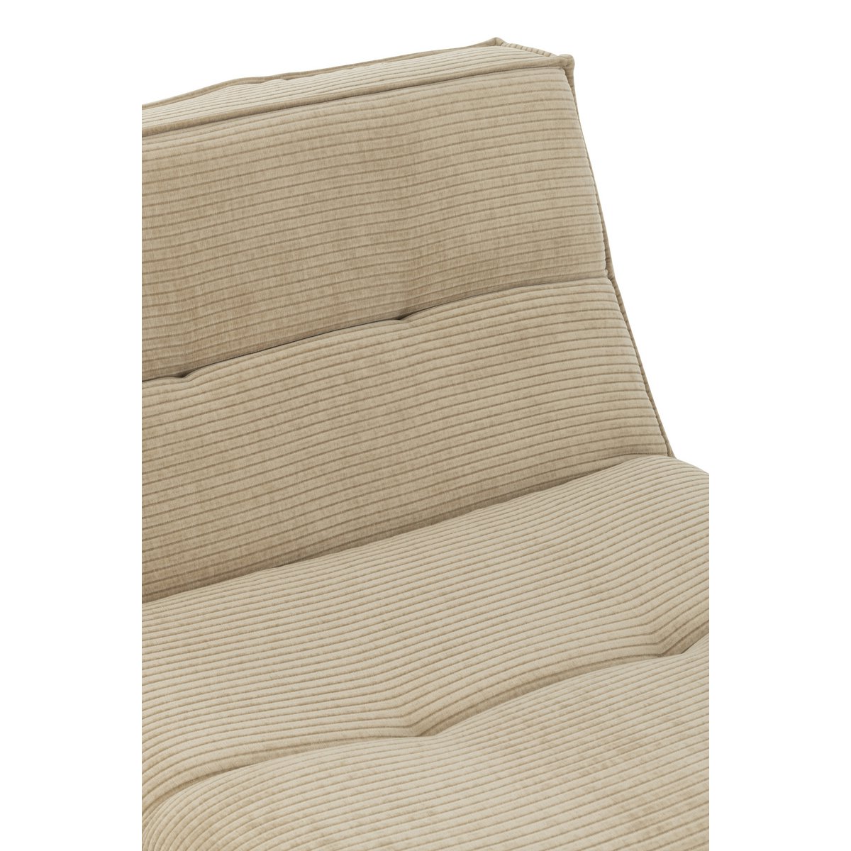 Sofa Grid Populierenhout/Schuim Donker Beige