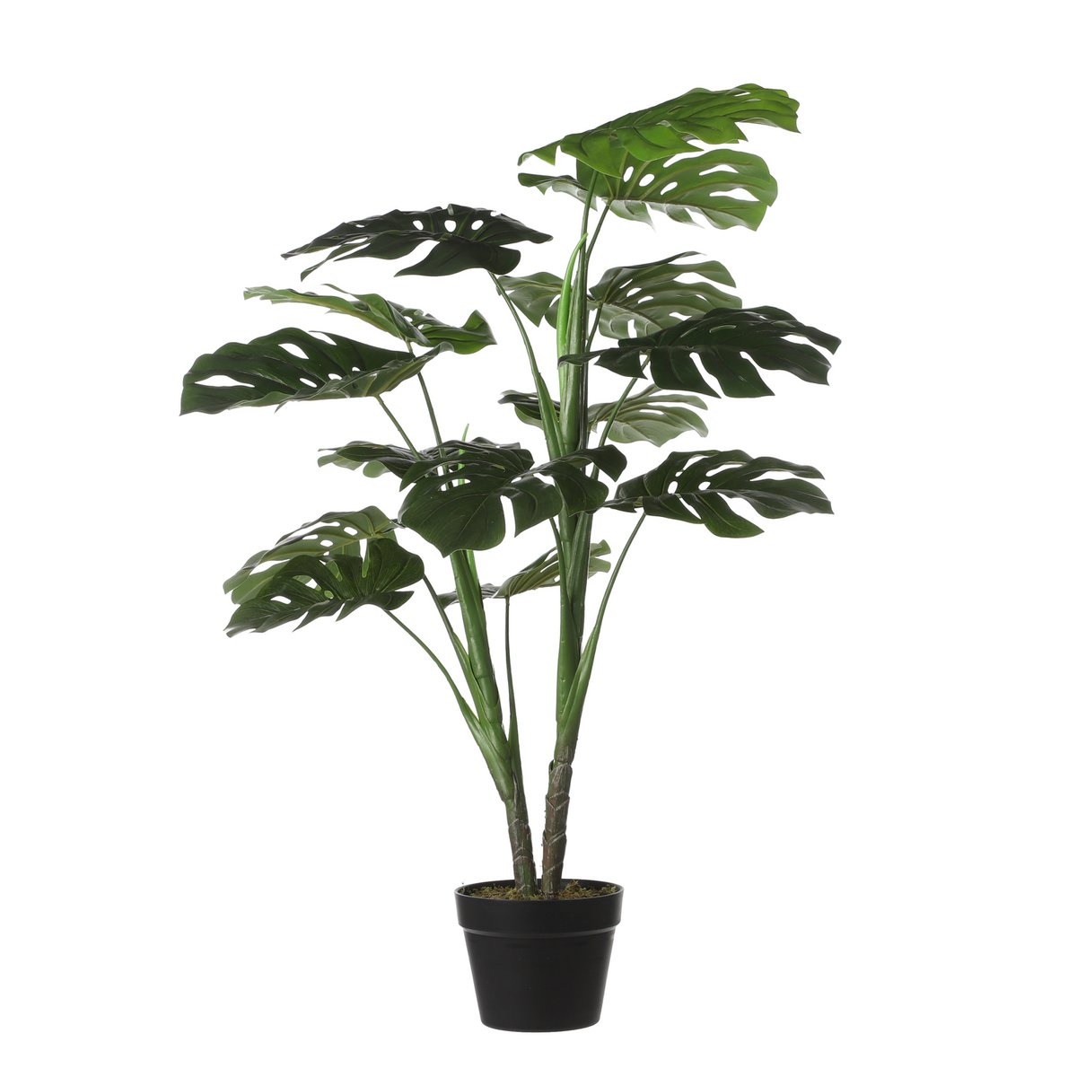 Monstera Kunstplant - H100 x Ø70 cm - Groen