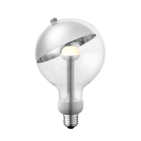 LED lamp dimbaar Sphere zilver G120 E27 5W 400Lm