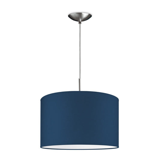 Hanglamp Tube Deluxe, E27, donkerblauw, 35cm