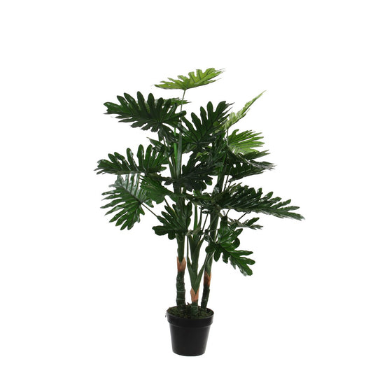 Philodendron Kunstplant in pot- H100 x Ø70 cm - Groen