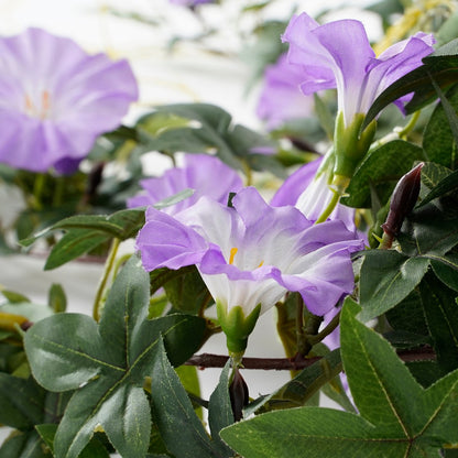 Petunia Kunst Hangplant - H80 x Ø20 cm - Lichtpaars