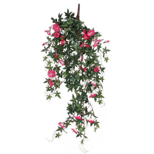 Petunia Kunst Hangplant - L15 x B20 x H80 cm - Fuchsia