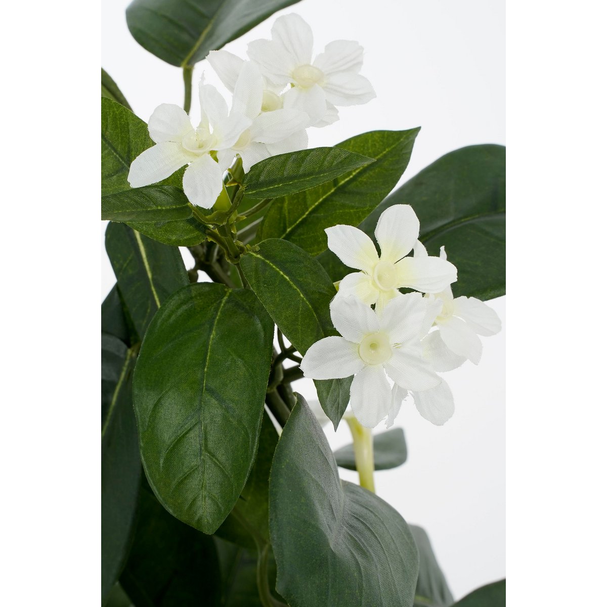 Stephanotis Kunstplant in Bloempot Stan - H50 x Ø40 cm - Wit