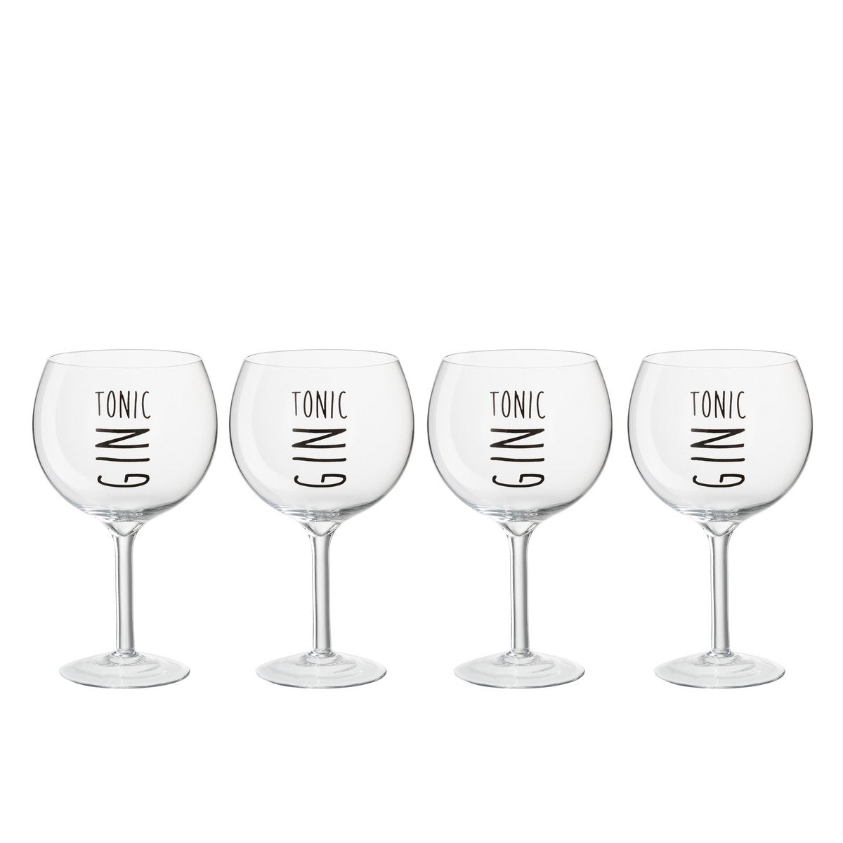 Gin glas set van 4