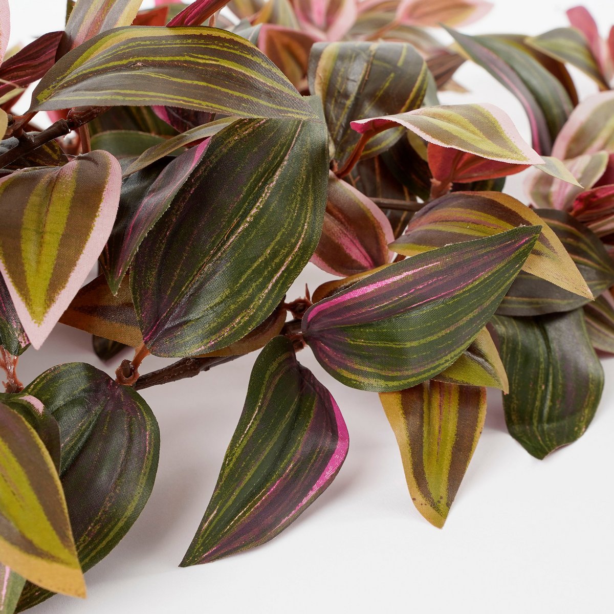 Tradescantia Kunst Hangplant - L15 x B20 x H54 cm - Bordeaux