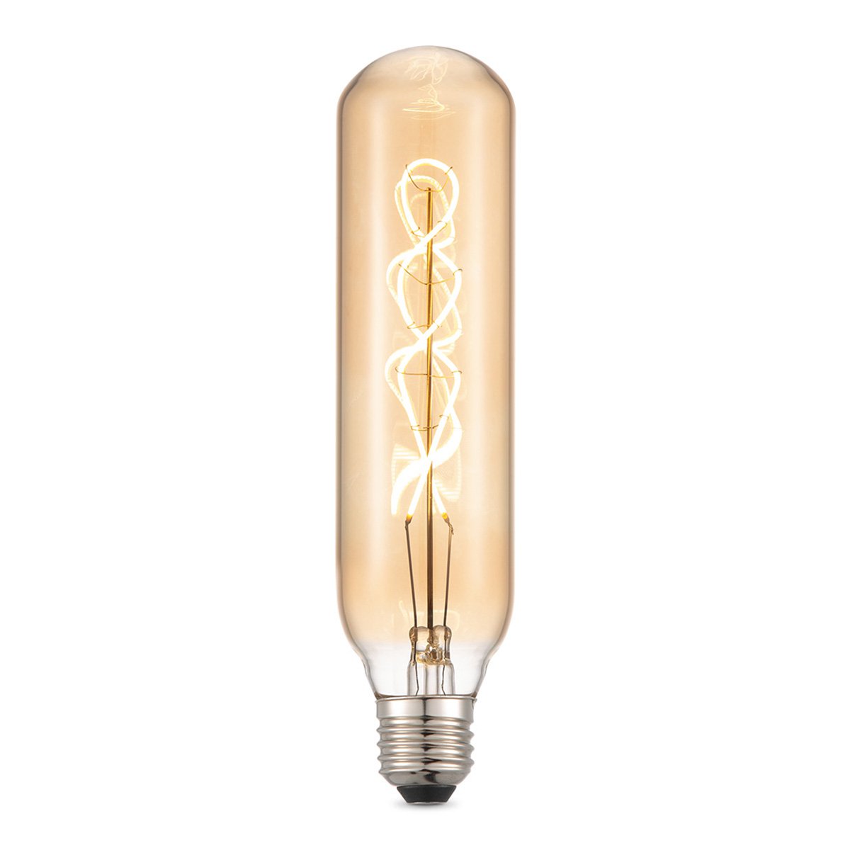 LED lamp dimbaar Tube Spiraal E27 4W 280Lm 2700K Amber