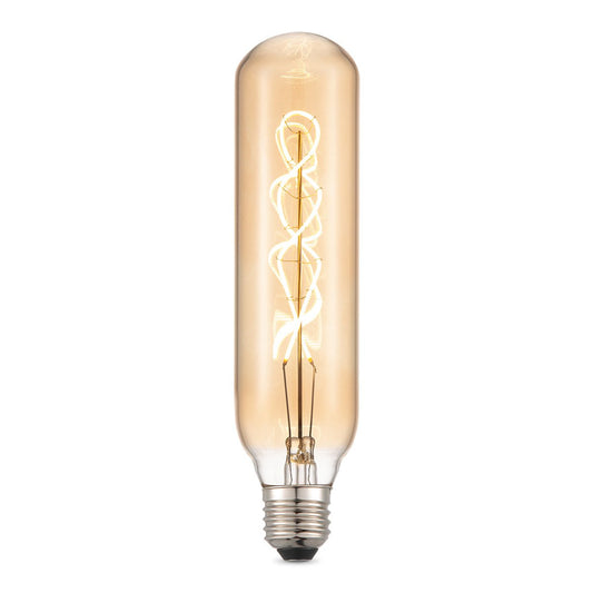 LED lamp dimbaar Tube Spiraal E27 4W 280Lm 2700K Amber